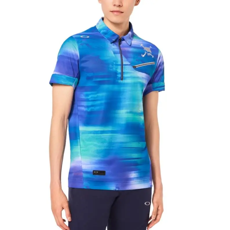 Oakley T-Shirt Men's Blue Print-6