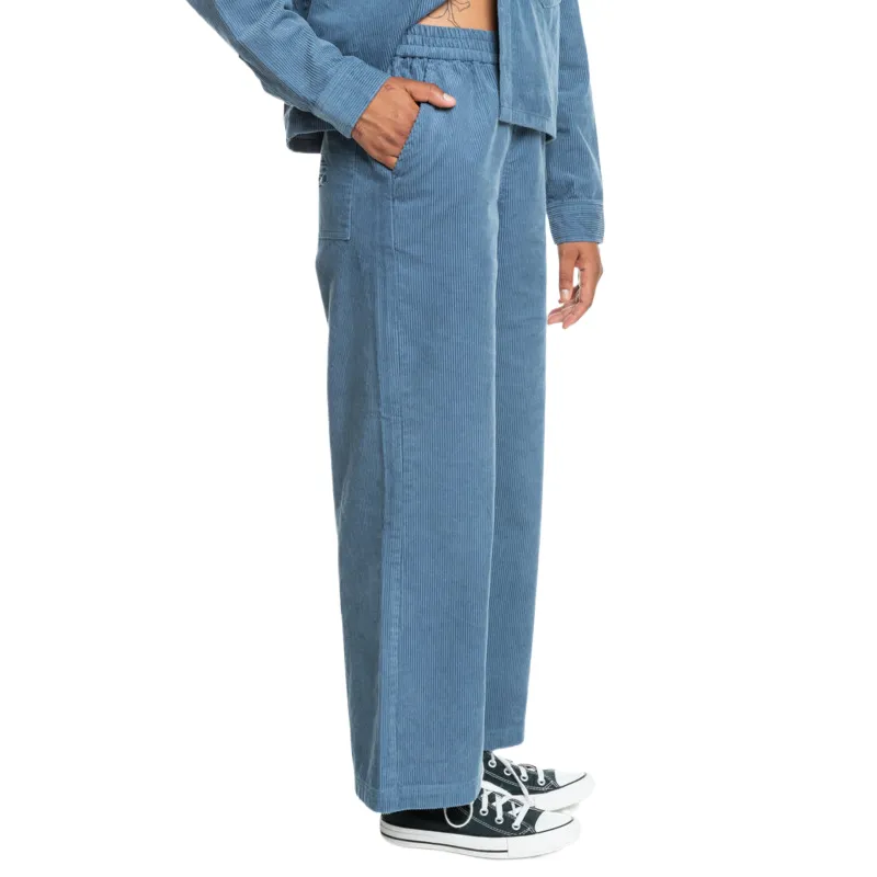 Quiksilver UNI Corduroy Pant For Women's Casual Pants Women's Blue-2