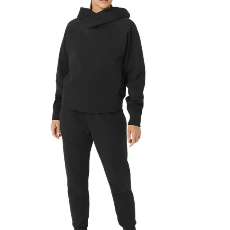 Asics WOMEN'S MOBILITY KNIT PULLOVER HOODIE Sweatshirt Women's Black-4