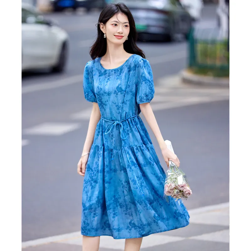 Still Quiet Short Sleeved Dress Women's-1