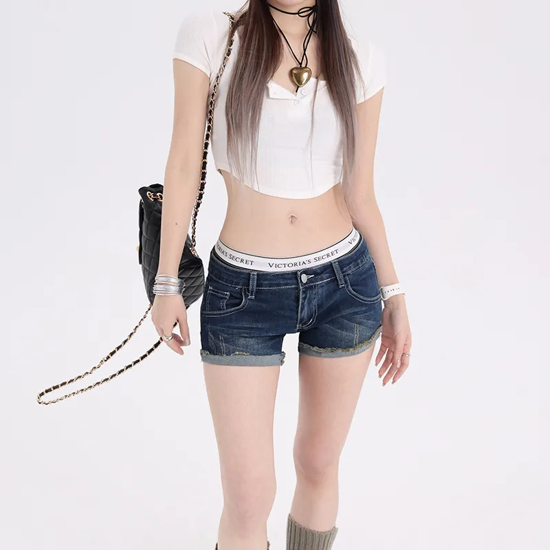 XIANSINIAO Denim Shorts Women's-3