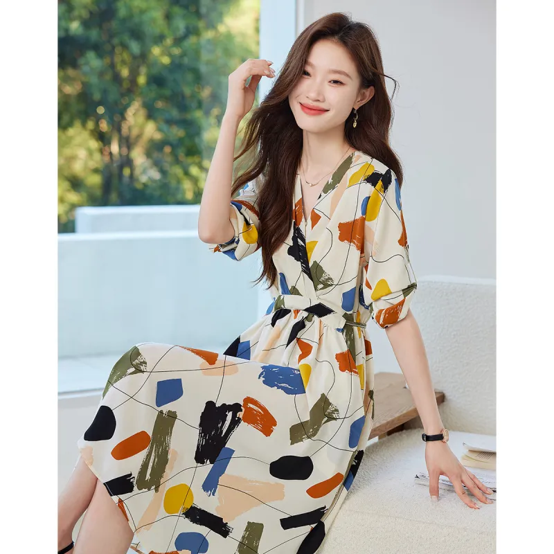 Love Elaine Long Sleeved Dress Women's Multicolor-2