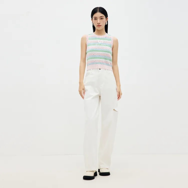 SHUIYUNJIAN Jeans Women's White-4