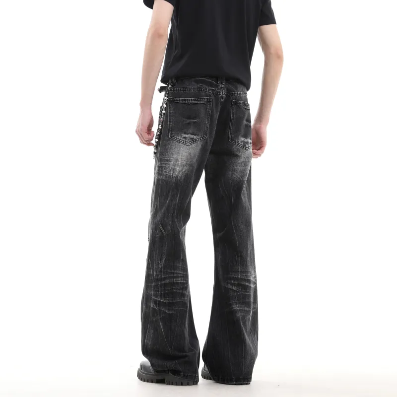 CUWU Jeans Unisex Black Gray Color-5