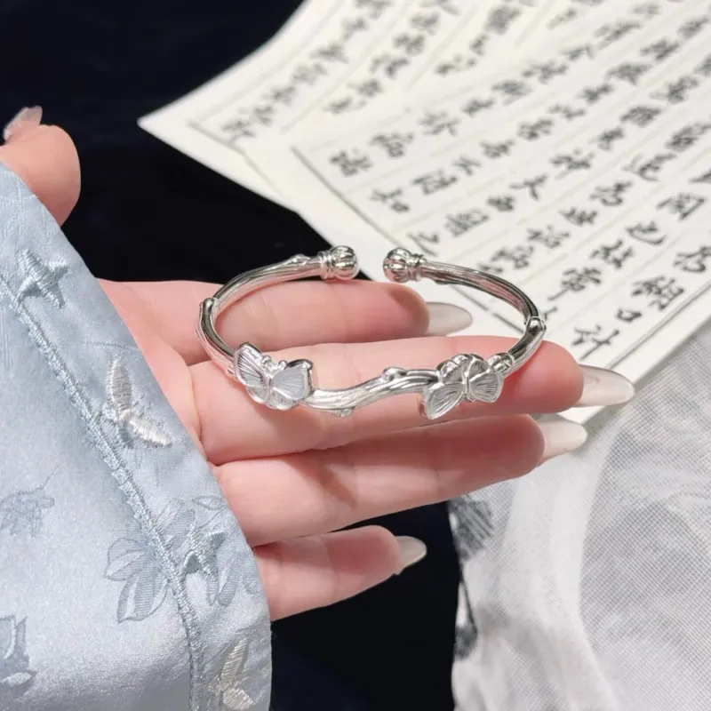 FUYUFU 999 Fine Silver Bangles Women's-1