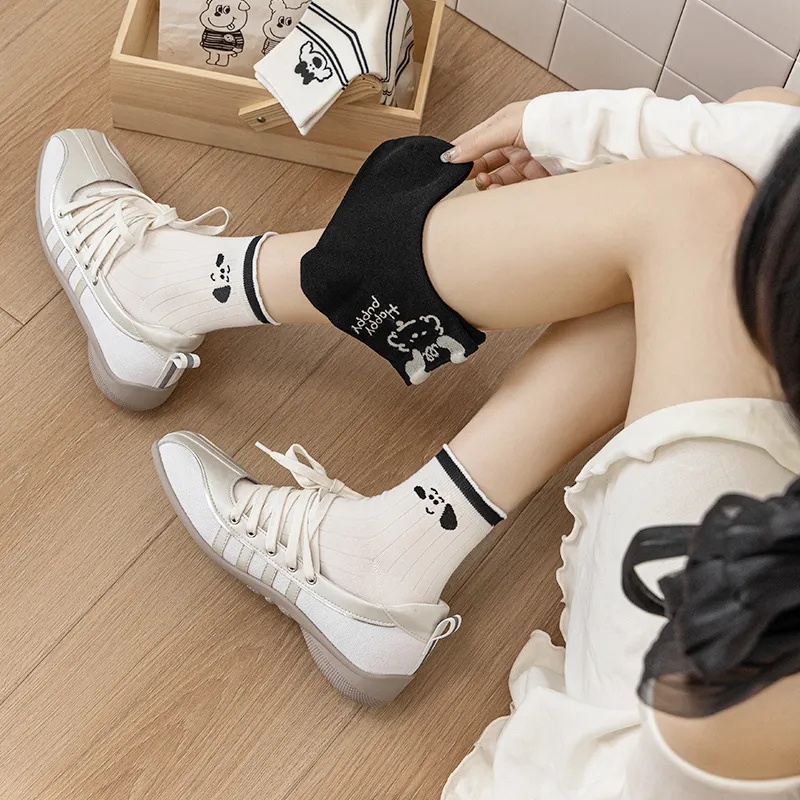 Gentle Welcome Ankle Socks Women's 5 Pack-4