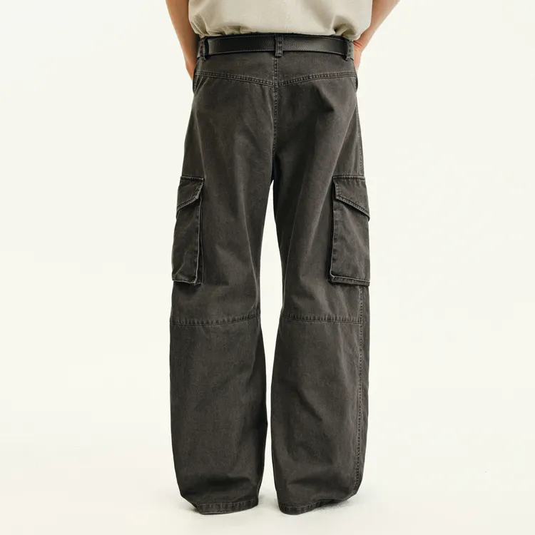 NONRADICAL Cargo Pants Unisex Dark Gray-2