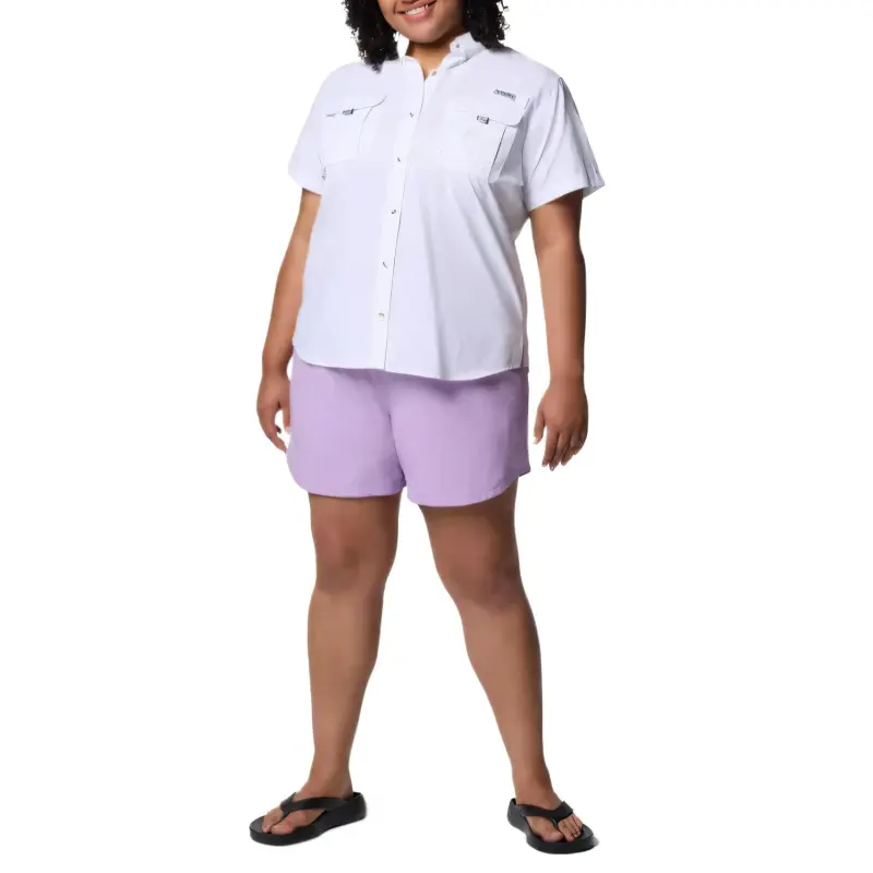 Columbia PFG Tamiami Casual Shorts Women's Purple-3