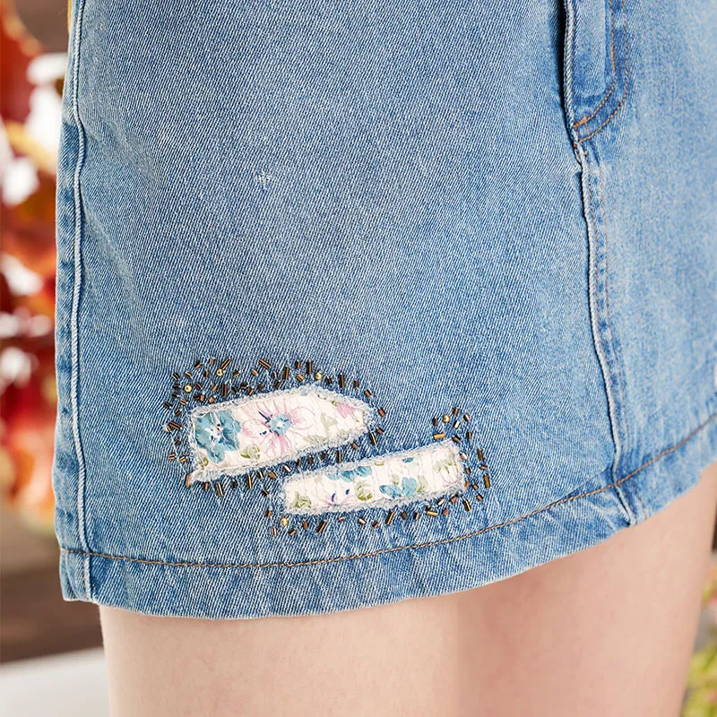 ELF SACK Casual Short Skirts Women's-13