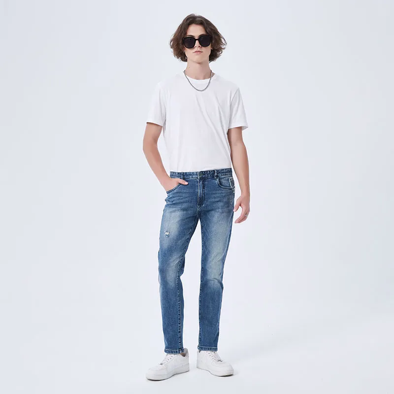DAVID NAMAN Jeans Men Blue-8