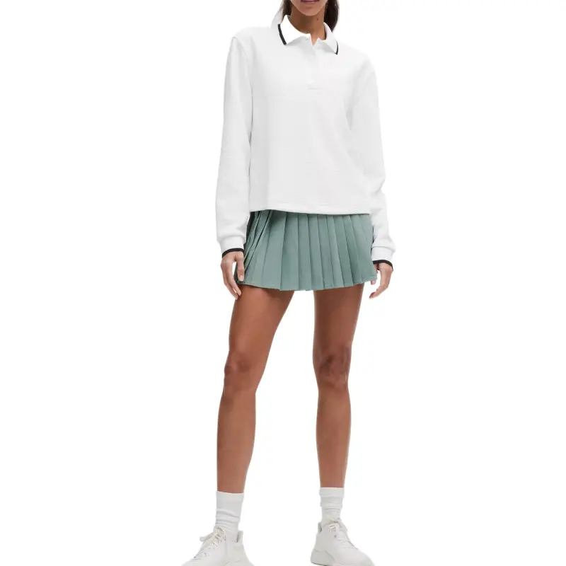 Lululemon TexturedLong Sleeve Polo Shirt Women's-2
