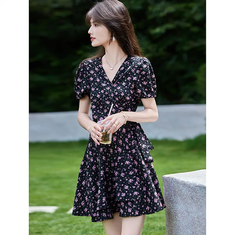 A Paradise For Awakening Short Sleeved Dress Women's-3