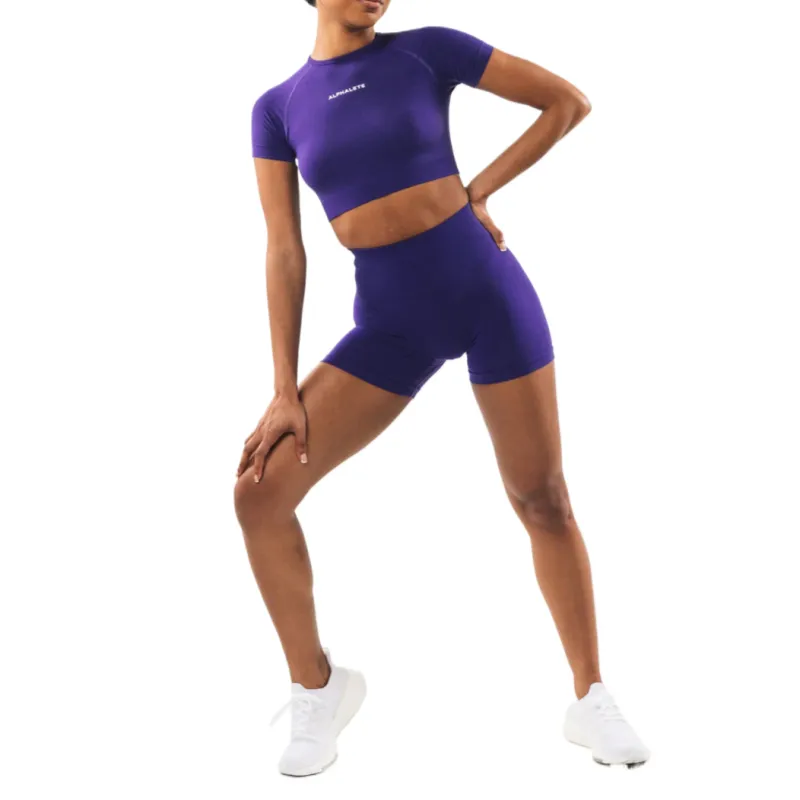 ALPHALETE Yoga T Shirts Women's-2