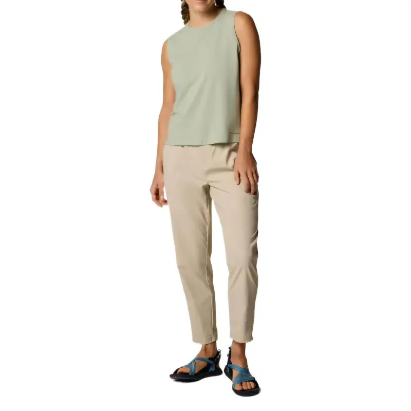 Columbia Cedar Crest Omni Shade Omni Shield Casual Pants Women's Light Yellow-3