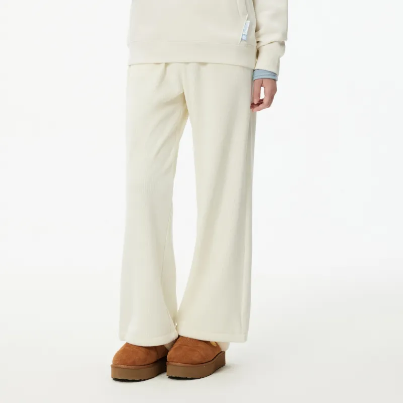 Teenie Weenie Knitted Sweatpants Women's Ivory-2