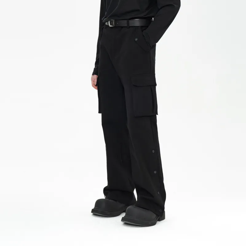 Undersober Casual Pants Unisex Black-3
