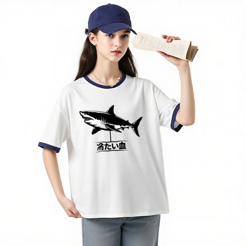 FAIRWHALE Drop Shoulder Sleeve T Shirt Women's-6