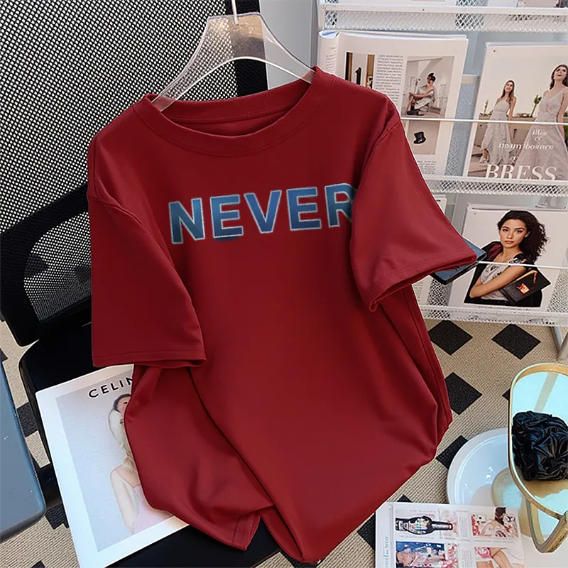 FAIRWHALE Drop Shoulder Sleeve T Shirt Women's-8