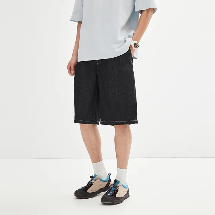 PEACEBIRD MEN Jeans Unisex Denim Gray Batch 1 Loose Fit-3