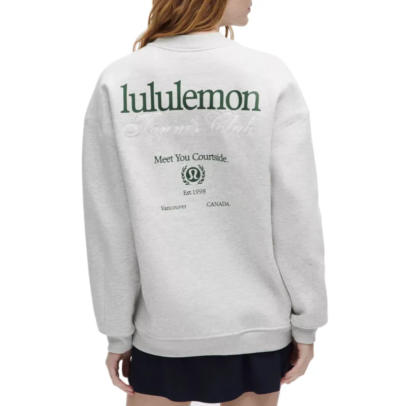 Lululemon HeavyweightFleece Sweatshirt Women's Light Gray-1