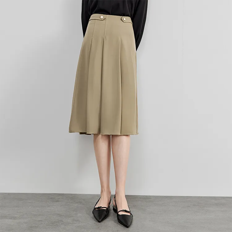 SENTUBILA Casual Long Skirts Women's-11