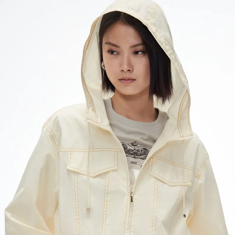 ONLY Cropped Coats Women's A06 Ancient White-5