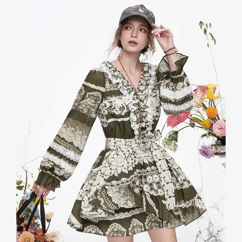 ELF SACK Long Sleeved Dress Women's-2