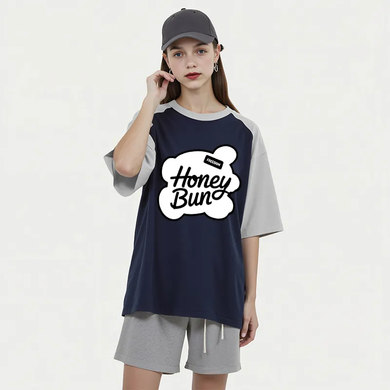 FAIRWHALE Drop Shoulder Sleeve T Shirt Women's-11