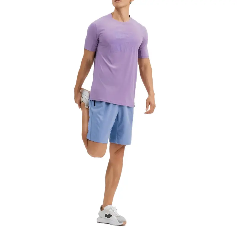 DECATHLON DOMYOS T Shirt Men's Dark Eggplant-4