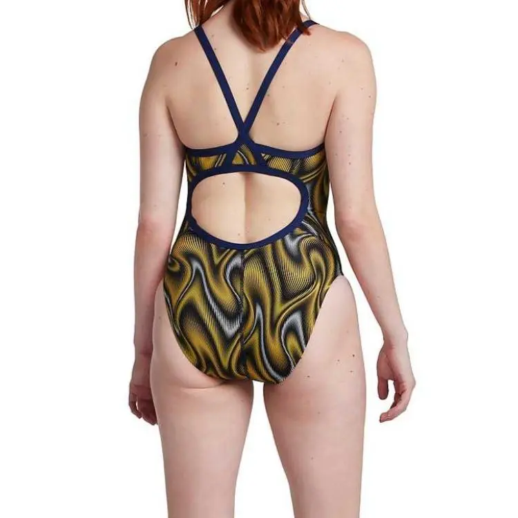 Speedo Purpose Flyback One Piece Blue One piece Swimsuit Women's-13