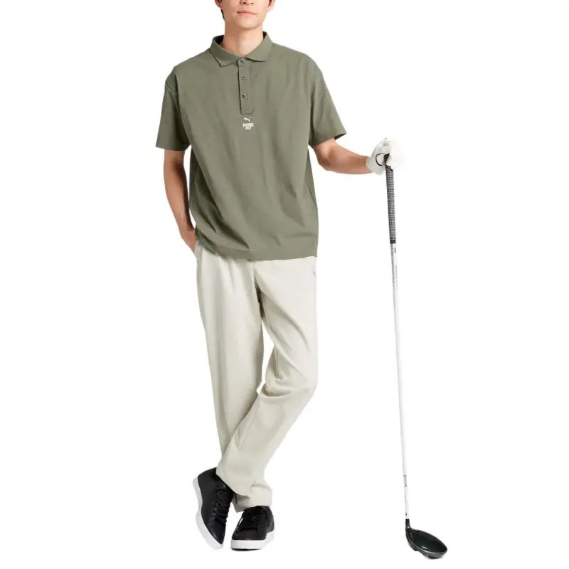 PUMA GAOERFU Golf Clothing Men's Grass Green-4