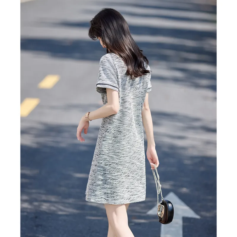 Still Quiet Short Sleeved Dress Women's-3