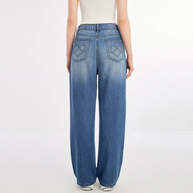 LEDIN Jeans Women's Denim Blue-5