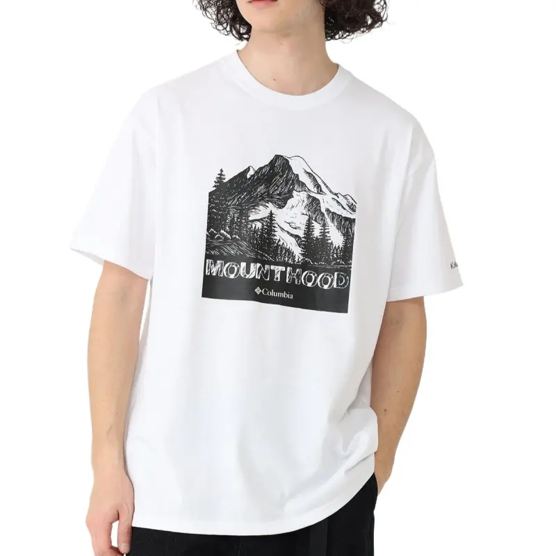Columbia Navidad Butte T-Shirt Men's White-2