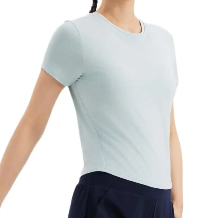 DECATHLON Regular T Shirt Women's Celadon Green-2