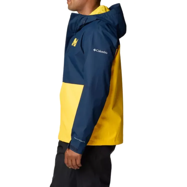 Columbia Jacket Men's Collegiate Marine Blue Yellow-2