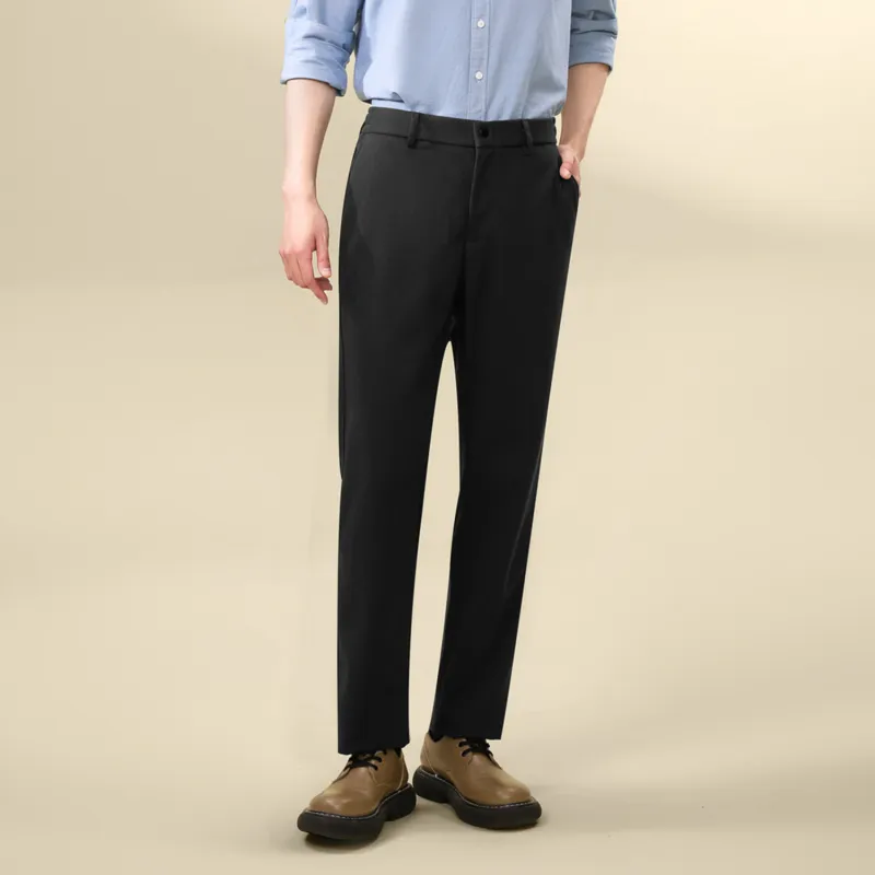 HLA Casual Pants Men Black 8X-2