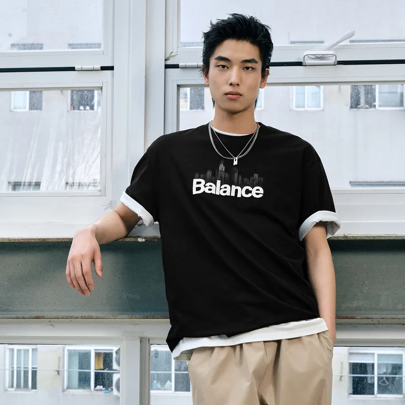 GXG Urban Aesthetics Of The Blockbuster Weaving Series T Shirts Men-9