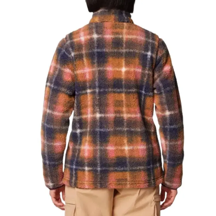 Columbia West Bend Jacket Women's Orange Plaid-1