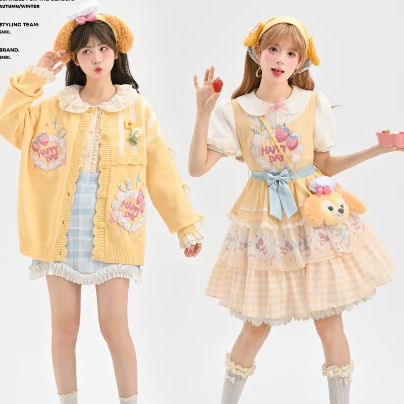 SNBL Skirt Set Women's Knitwear+Shirt+Skirt-6