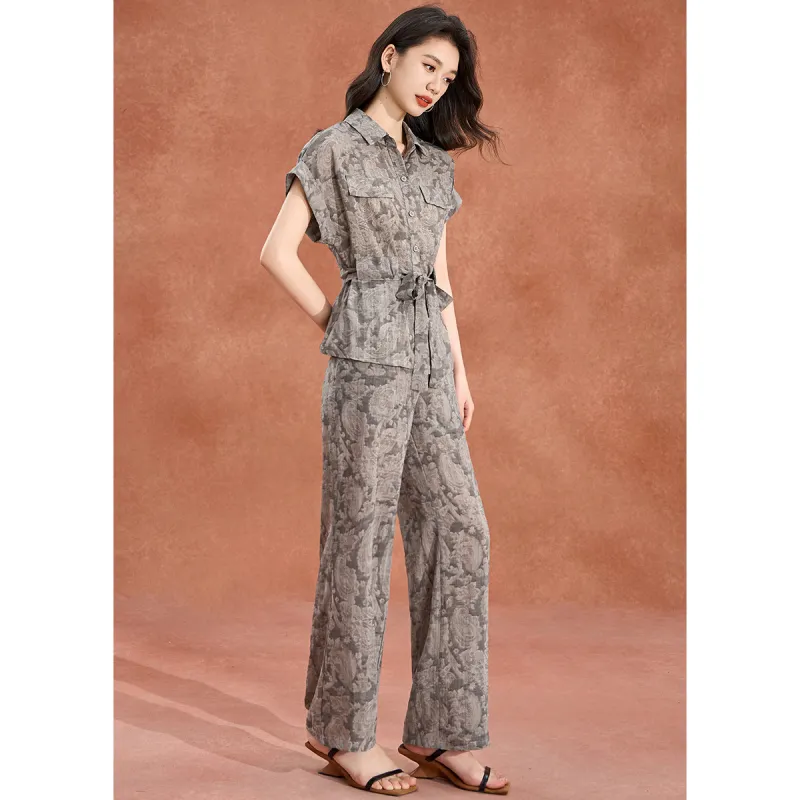 Mylan Casual Suits Women's Gray-3