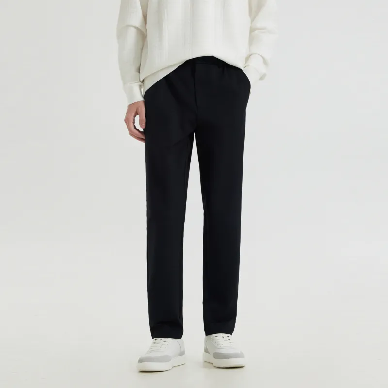 Cabbeen Casual Pants Men's Coal Black-2