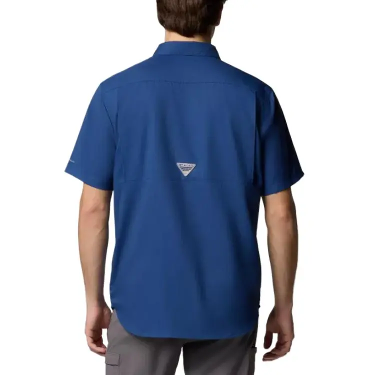 Columbia PFG Blood And Guts 4 Shirt Men's Blue-1