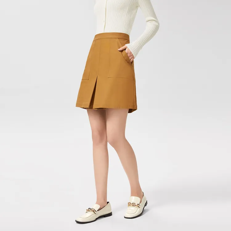 OVV Casual Short Skirts Women's Ginger Yellow 50-4