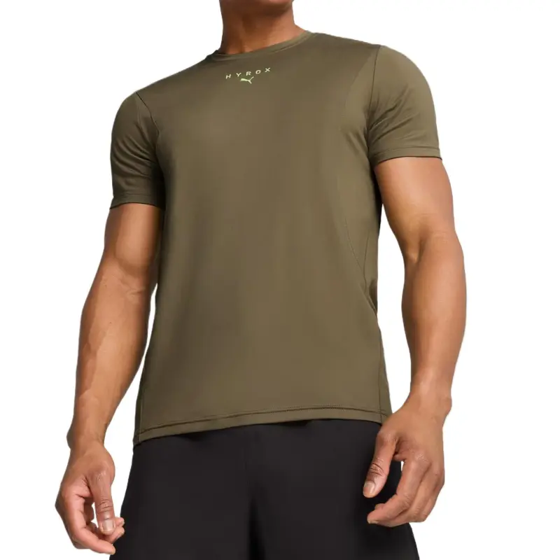 PUMA x HYROX CLOUDSPUN T-Shirt Men's Brown-2