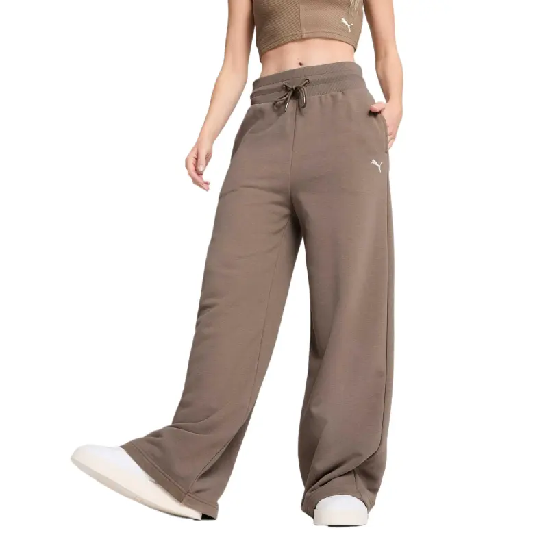 PUMA Casual Pants Women's Brown-2