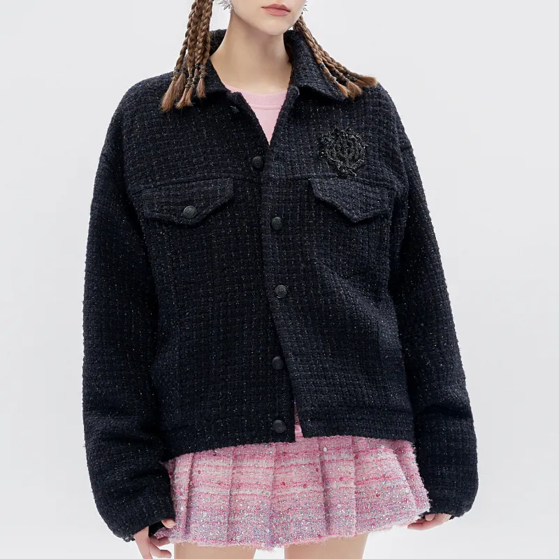 TCH Cropped Coats Unisex Black-3