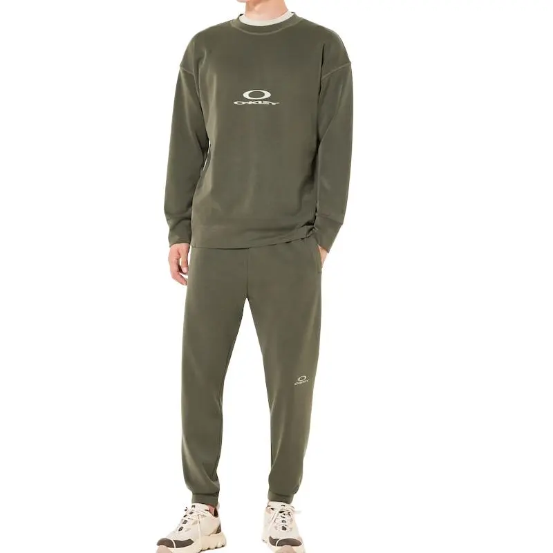 Oakley En New Retro Sweatshirt Men's Olive Green-3