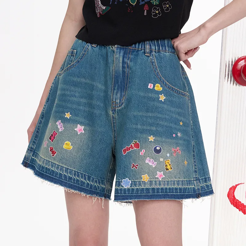 ELF SACK Denim Shorts Women's-2