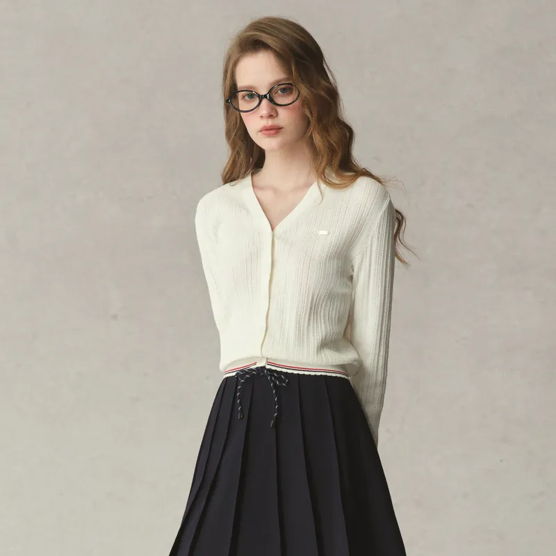 E.land Knitwear Women's Ivory White/White 39 Ivory-4